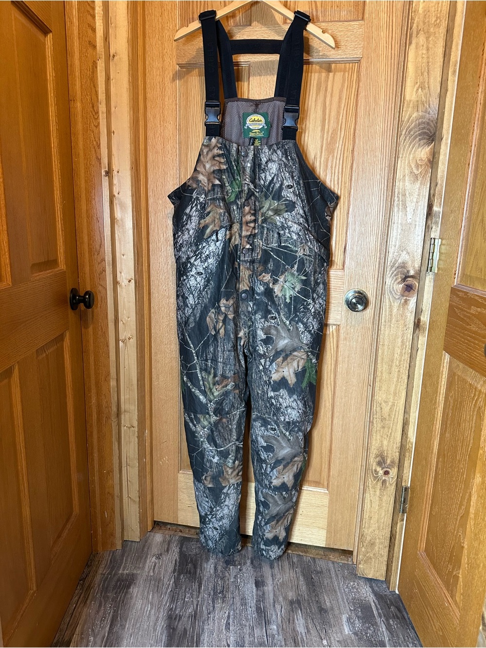 Mens Cabela's Dry Plus Insulated Bib Advantage Timber Hunting Camo Overall 3X